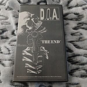 DOA The End VHS Punk Rock Hardcore Concert